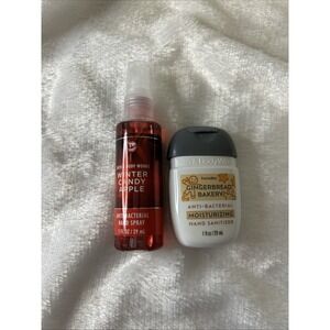 New . Bath & Body Works. Antibacterial Sanitizer And Spray. 1 Oz Each. Gift.